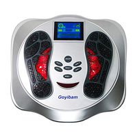 Goyibam EMS Foot Machine, Electronic Plus Massager for Feet Legs and Back, TENS Foot Therapy Machine to Relieve Foot Pain and Tired, 25 Modes, 99 Intensities (Foot Massage Machine)