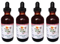 Californian Poppy (Eschscholzia Californica) and Valerian (Valeriana Officinalis) Liquid Extract Tincture 4 Oz (120ml) (4 x 4 Oz (120 ml))