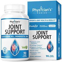 Glucosamine Chondroitin MSM - Clinically Proven Mythocondro 43% Better Absorption - Joint Supplements for Men & Women - Turmeric, Boswellia - Triple Strength, (Shellfish Free, Vegan) 90 Capsules