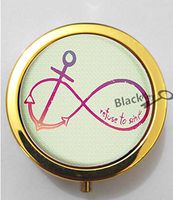 BlackKey I Refuse To Sink 3-Compartment Decorative Pocket Gift Box Case Organizer for Pill, Color 2 -687