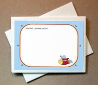 Submarine Note Cards - Personalized (40 Cards and Blank Envelopes)