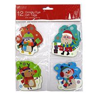 Giftmaker Googly Eye Gift Tags, Colourful Cute - Pack of 12