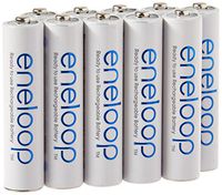 Eneloop TS-9RO6-4EQX AAA 4th Generation 800mAh Min. 750mAh NiMH Pre-Charged Rechargeable Battery with Holder Pack of 10