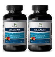 African Mango Pure - African Mango Extract - Promotes Mental Clarity - 2 Bottles 120 Capsules