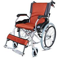 Wheelchair Medical Equipment Portable Transport Folding Portable Travel Chair Disabled Elderly Manual Wide for Adults Elderly
