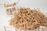 AmoreCreations - 7 Ounce Paper Shred Crinkle and Filler Paper Gift Wrap Supply (Natural)
