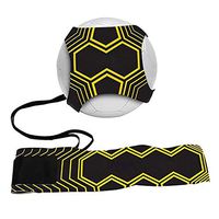 FORESTIME Football Kick Trainer Soccer Training Aids Hands Free Throw Sole Practice Equipment for Kids and Adults with Adjustable Belt Elastic Rope Fits Ball