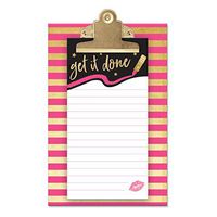 Punch Studio Lady Jayne Junior Clipboard & Note Pad Set (Get It Done)