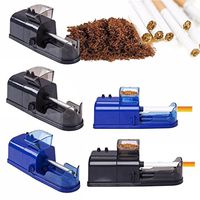 Electric Cigarette Tobacco Rolling Automatic Roller Maker Mini Machine (Blue)