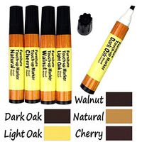 IIT 1 X 5-Color Wood Floor Furniture & Woodwork Scratch Cover Touch-Up Pens, Multi
