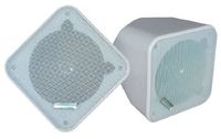 Pyle Home PDWP5WT - 5 Inchs Weatherproof Indoor/ Outdoor Full Range Two-Way Speaker Enclosures (White) (Pair)