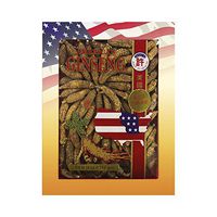 Hsu's Ginseng SKU 0333-4 | Wild Half Short Medium Small | Wild American Ginseng | 许氏花旗参正野山參短支中小號 | 4 oz Box,西洋参, 野山參
