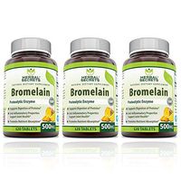 Herbal Secrets Bromelain 500 Mg 360 Tablets (Non-GMO)- Proteolytic Enzyme* Anti-Inflammatory Properties* Support Joint Health* Promotes Nutrient Absorption*