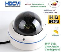 HD-CVI 1080P 2.0Megapixel Panorama CCTV Surveillance Fish eye Camera Mini Security Camera 360 Degree
