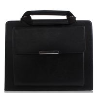 TechCode 7.9 Inch Case for iPad Mini 1, Portable Business Style Handbag Slim PU Leather with Handle Pocket Stand Carrying Case Cover for iPad Mini 1/2/3 (Black)