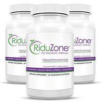 RiduZone Supplement for Healthy Weight - 60 Capsules/Bottle. Set of 3 Bottles