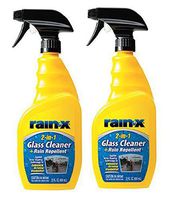 Rain-X 5071268 2-in-1 Glass Cleaner and Rain Repellant - 23 oz., 2- Pack