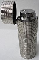 6 Eclipse Quarter Roll Novelty Lighters, Green Torch Flame, Refillable Butane Lighter, Child Resistant 1344-6