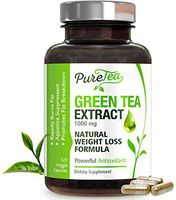 Green Tea Extract 98% Standardized EGCG for Healthy Weight Support 1000mg - Supports Healthy Heart, Metabolism & Energy with Antioxidants & Polyphenols - Gentle Caffeine, Made in USA - 120 Capsules