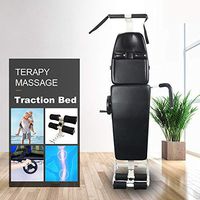 ECO-Worthy New Massage Bed Table Cervical and Lumbar Traction Bed Body Stretching Device Equipment Folding Therapy SPA Bed Facial Tattoo