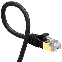 VANDESAIL CAT8 Ethernet Cable, High Speed 20Gbps STP RJ45 Gigabit Network Cables with Gold Plated Connector (13ft/ 4m, Black)