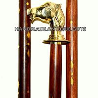 Solid Brass Designer Horse Head Handle for Walking Stick Cane Antique Style Gift