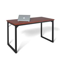 Computer Desk 39", Modern Simple Style Desk for Home Office, Sturdy Writing Desk, Coleshome, Teak