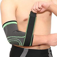 BAOBAO 1 Pair Sports Elbow Brace Adjustable Compression Sleeve for Tennis Golf Weightlifting Elbow Tendonitis Arthritis Injury Recovery