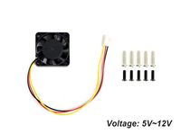 Dedicated Cooling Fan for NVIDIA Jetson Nano Developer Kit 3PIN Reverse-Proof Connector Silent Working Voltage 5V~12V 40mm×40mm×10mm