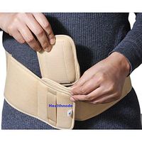 Healthnode™ Umbilical Hernia Belt for Men and Women - Abdominal Support Binder with Compression Pad - Navel Ventral Epigastric Incisional and Belly Button Hernias Surgery Prevention Aid (Medium)