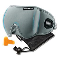 Sleep Mask for Men and Women,Adjustable 3D Contoured Sleeping Mask,Unique Air Ventilated Eye Mask,Light Blocking Eye Shades Eye Cover,Comfortable for Sleeping,Travel,Nap,Shift Work,Meditation