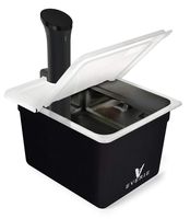 EVERIE Sous Vide Container 12 Quart with Collapsible Hinge Lid and Sleeve for Anova Nano or AN500-US00, Also Fits Instant Pot