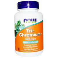 Tri Chromium 500 mcg + Cinnamon 180 VegiCaps (Pack of 2)