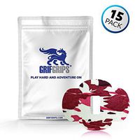 GrifGrips Wrap Grip Sports Adhesive Patch for Dexcom G6 - Pack of 15 (Pink Camo)