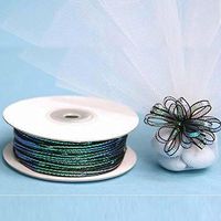 Tableclothsfactory 1/8" Pull Ribbon-Black