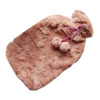 Classic Rubber Hot or Cold Water Bottle with Soft Fleece Cover (2 Liters,A15)