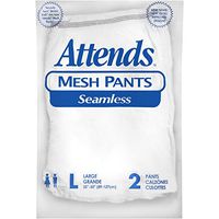 Attends Washable Seamless Knit Pants for Adult Incontinence Care, Large, Unisex, 2 Count (Pack of 50)