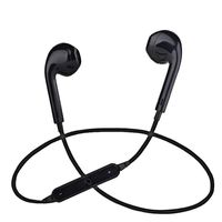 V4.1 Stereo Earphone Magnetic Attraction Sport Headset Handsfree Black
