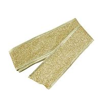 BESTOYARD Glitter Ribbon Tree Decoration Christmas Tree Ribbon Decor Wedding Ornaments 200x5cm (Gold)