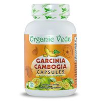 Organic Garcinia Cambogia Extract 100 Veg Capsules. 100% Pure and Natural Raw Herb Super Food Supplement. Non GMO, Gluten FREE. US FDA Registered Facility. Kosher Certified Vegetarian Capsule. All Natural!