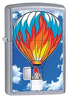 Zippo Lighter: Hot Air Balloon in The Clouds - Street Chrome 80577