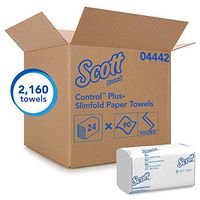 KIMBERLY-CLARK PROFESSIONAL KLEENEX SLIMFOLD Hand Towels, White - Includes 24 packs of 90 each.