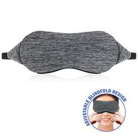 Sysrion Sleep Eye Mask - Adjustable Nose Pad Sleeping Mask Blocking Out Light Perfectly for Travelling Shift Work Nap, Blindfold, Breathable Mesh Fabric Eye Mask