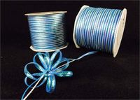 Iridescent Turquoise 4mm-wide thin Pull Bow String Ribbon 100 Yard gift wrapping favor decorating
