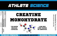 Creatine Monohydrate Training Supplement – Athlete Science