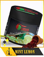 Tanya Herbal 100% Nicotine and Tobacco Free Shisha Hookah Flavors 100G Cups (Mint Lemon)