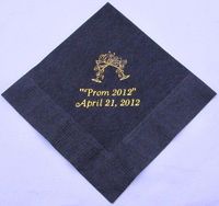 Lot Od 200 Beverage Napkins Wedding Napkins Custom Napkins Party Favors