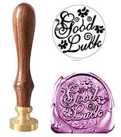 MNYR Good Luck Signature Monogram Wax Seal Sealing Stamp Calligraphy Embellishment Invitation, Card, Snail Mail, Gift Wrapping, Wine Packages, Great Gift Idea Wedding Invitations Christmas Seal Stamp