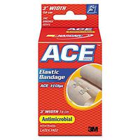 ACE 207314 Elastic Bandage with E-Z Clips, 3-Inch x 64-Inch