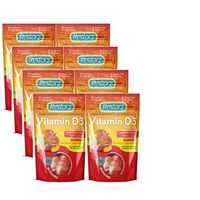 Restorz Vitamin D3 Gummies - 112 Gummy Chews - Adult Supplements That Support Healthy Bones and Heart in The Body - Flavorful Peach, Mango & Strawberry - Assorted Vegetarian Vitamins (112)
